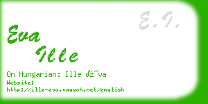 eva ille business card